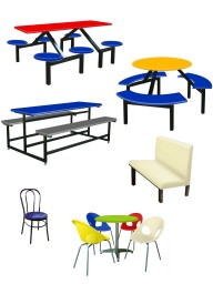 Fibreglass Table & Chair